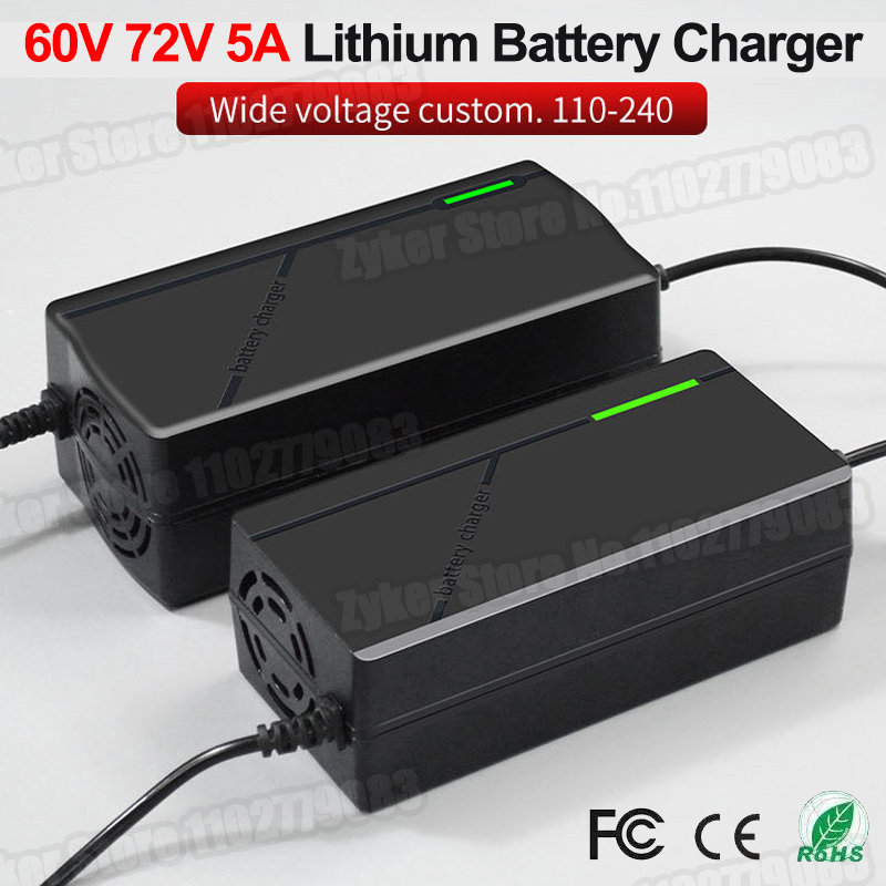 84V 20A Smart Charger - 60V 72V 5A Lithium Battery Charger