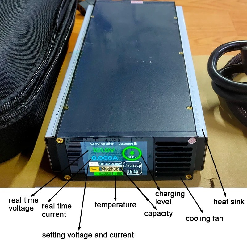 Current Voltage Adjustable Sma - 84V 20A Smart Charger ulasan dan harga
