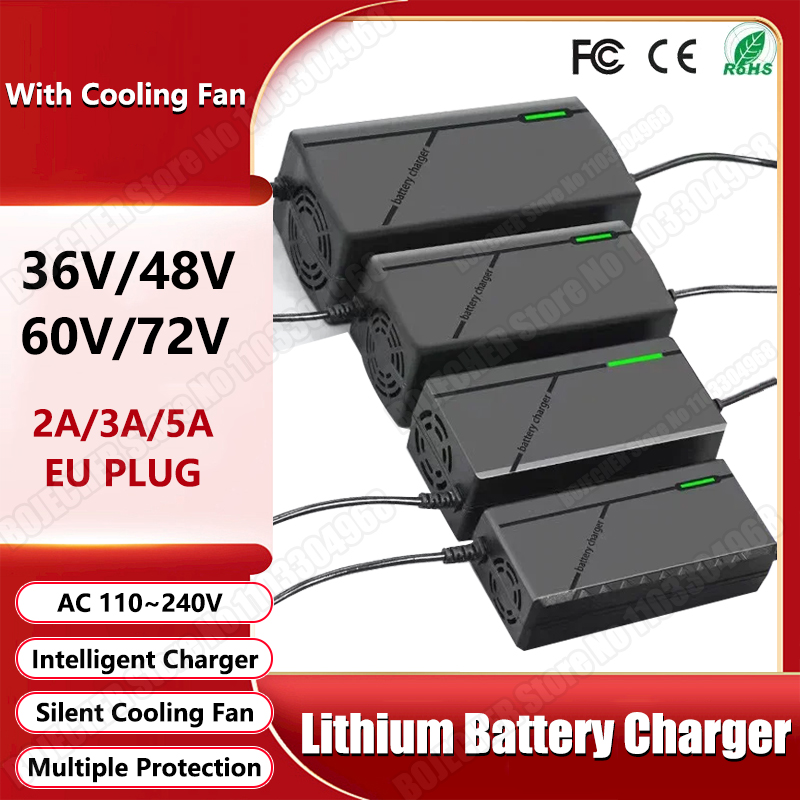 36V 48V 60V 72V Charger 2A 3A  - 84V 20A Smart Charger ulasan dan harga