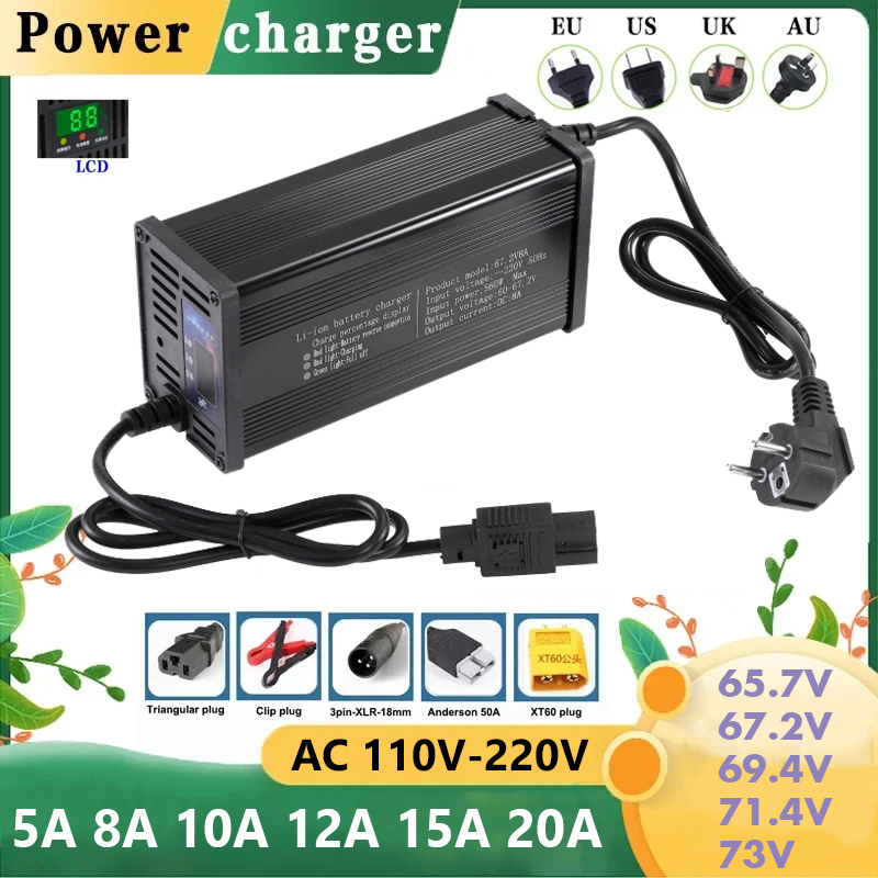 60V 5A 8A 10A 12A 15A 20A Smar - 84V 20A Smart Charger ulasan dan harga