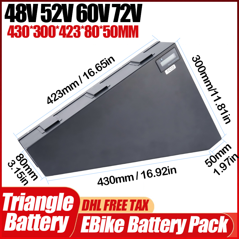 60v72v 3000w Triangle Electric - 72V 50Ah 21700 Lithium Battery ulasan dan harga
