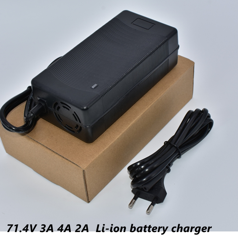 71.4V 3A 4A 2A Li-ionCharger 1 - 84V 20A Smart Charger ulasan dan harga